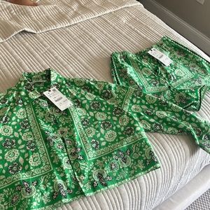 Zara printed two piece
